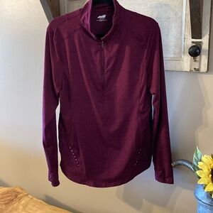 Avia Purple 1/4 Zip Workout Jacket